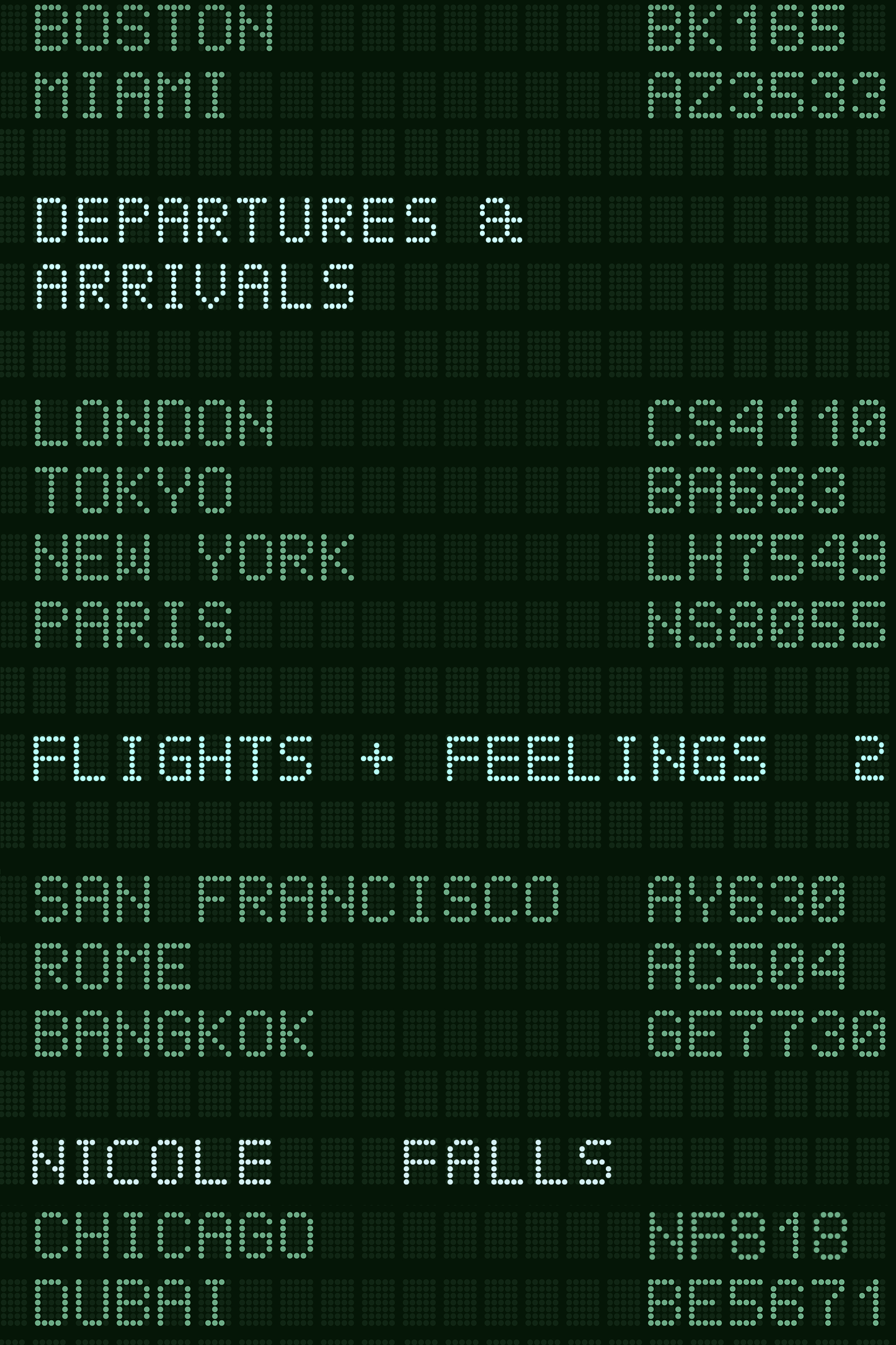 Departures and Arrivals Paperback