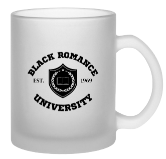 Black Romance University mug (frosted)