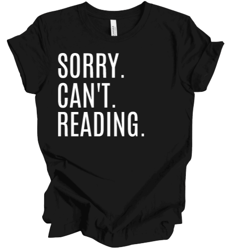 sorry. can't. reading.