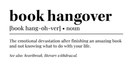 Book hangover definition