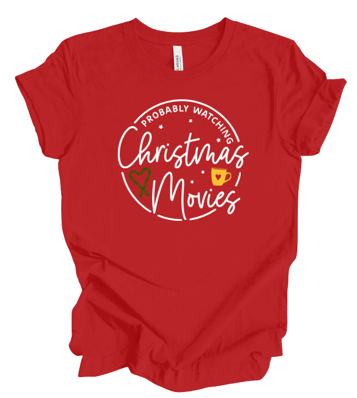 probably watching christmas movies