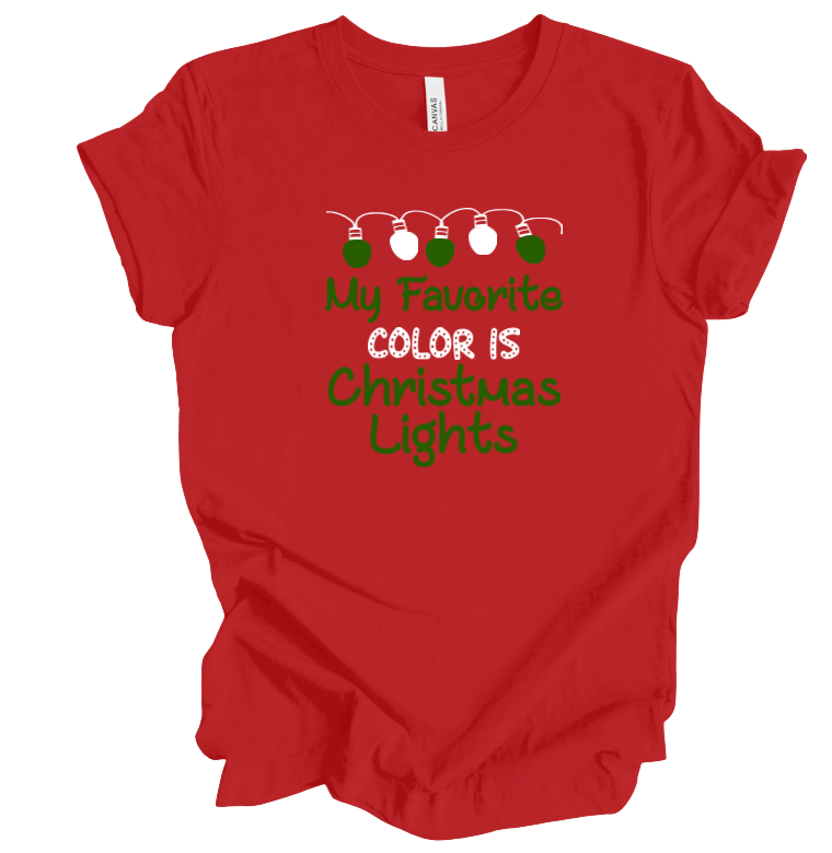 my favorite color is christmas lights