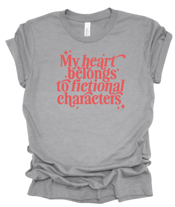 my heart belongs to fictional characters