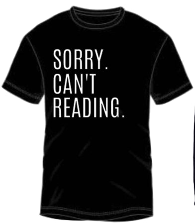 sorry. can't. reading.
