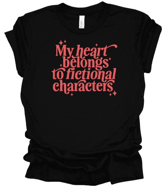 my heart belongs to fictional characters